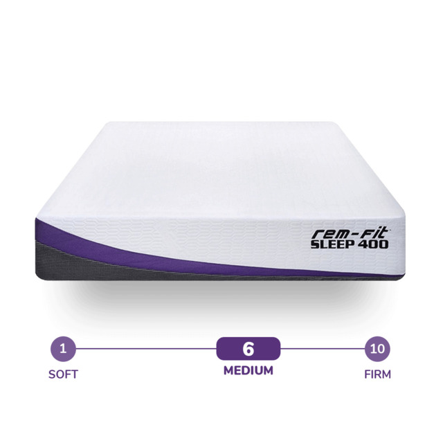 Rejuvenated REM-Fit 400 Hybrid Mattress, UK Super King Size 25x180x200 cm & 47.7 kg