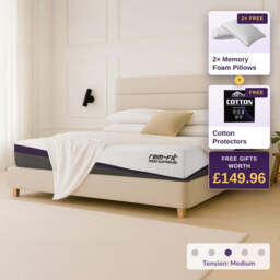 REM-Fit® 3000 Supreme Hybrid Mattress, EU Single 22x90x200 cm & 27.5 kg