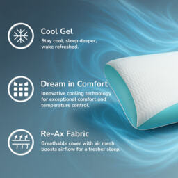 REM-Fit 500 Cool Gel Pillow - thumbnail 2