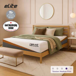 REM-Fit® 5000 Lux Elite Hybrid Mattress, UK Single 25x90x190 cm & 25.5 kg