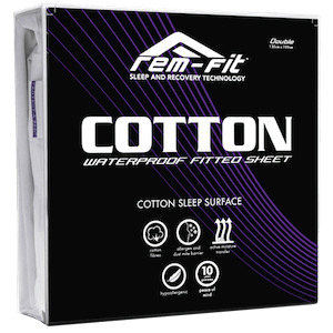 Cotton Mattress Protector, Long Small Single 35x75x200 cm
