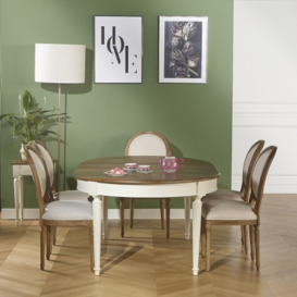 The FLORENCE Dining Table - Ivory - thumbnail 2