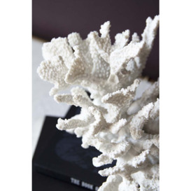 Faux Pure White Coral Ornament - thumbnail 3