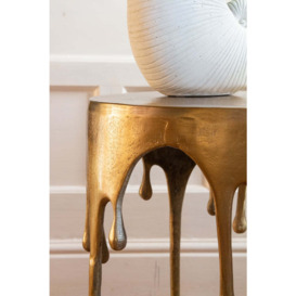 Gold Drip Side Table - thumbnail 2