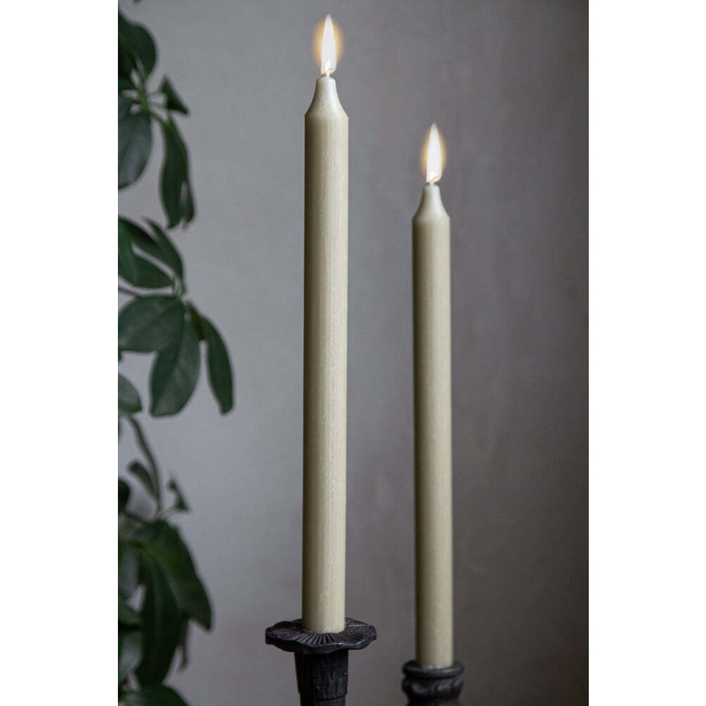 Beautiful Dinner Candle - Sage Green - image 1