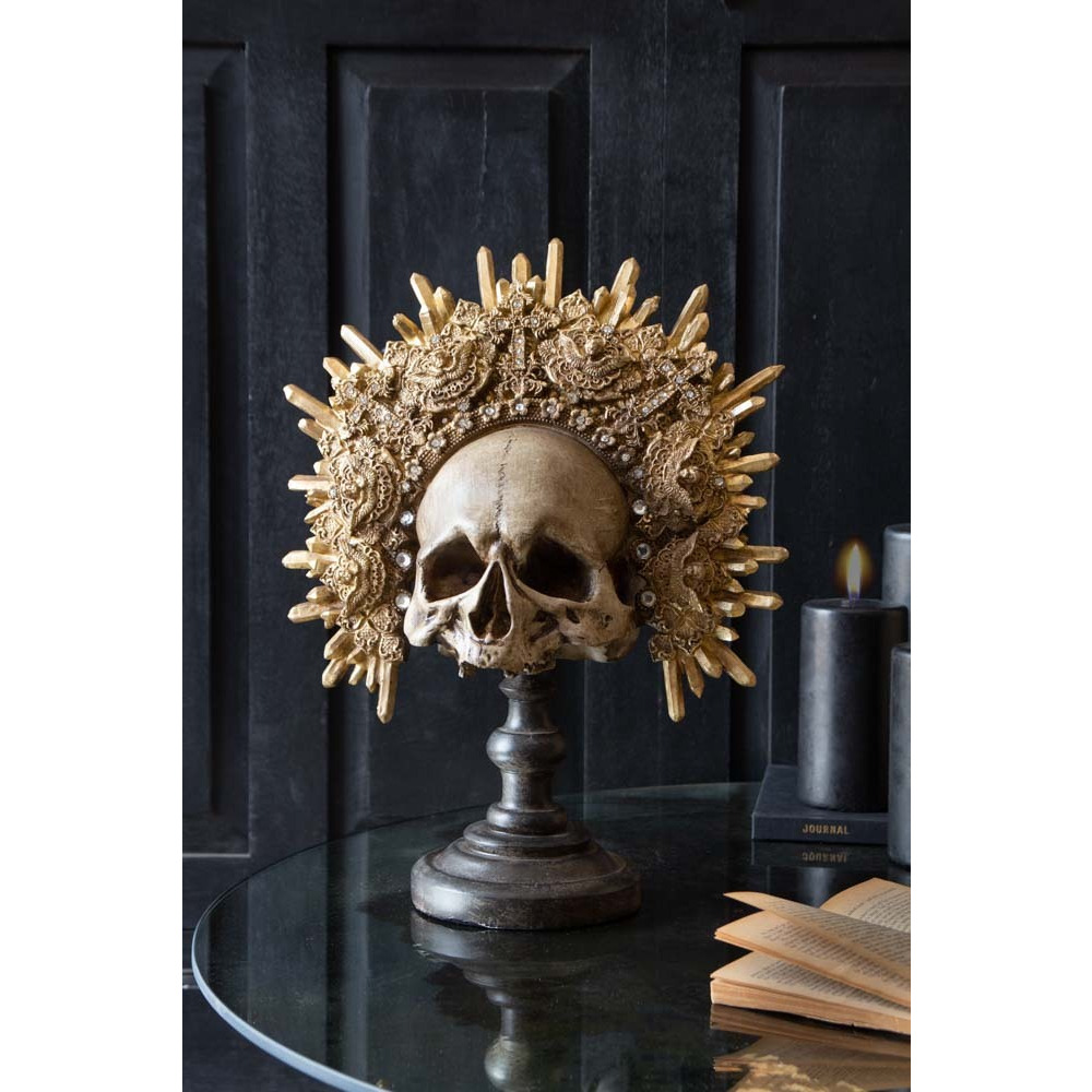 Natural King Skull Ornament - image 1