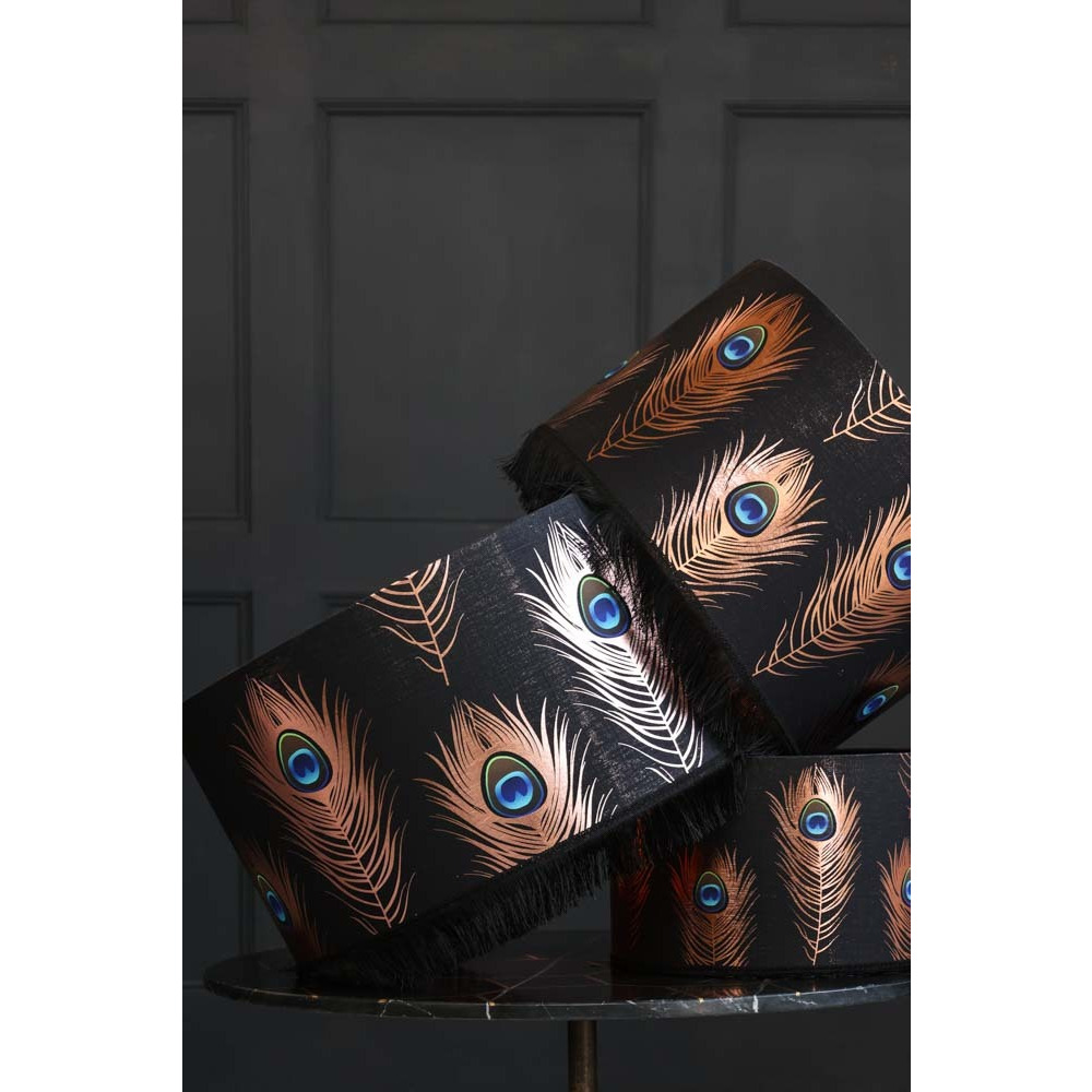 Mind The Gap Peacock Feather Lamp Shade - 3 Sizes Available - image 1