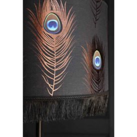 Mind The Gap Peacock Feather Lamp Shade - 3 Sizes Available - thumbnail 3