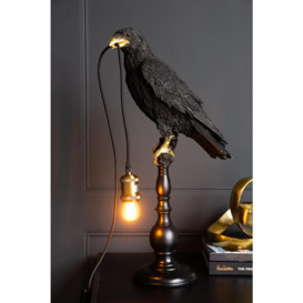 Black Crow Table Lamp - thumbnail 1