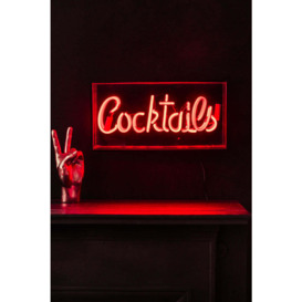 Cocktails Neon Light Box