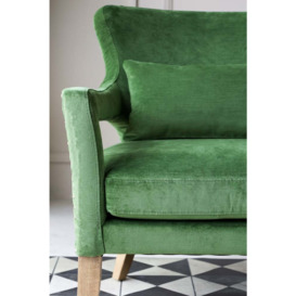 Gorgeous Green Velvet Armchair - thumbnail 3