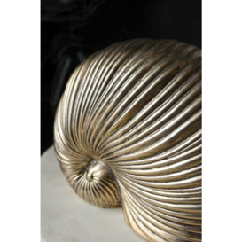 Brushed Gold Faux Sea Shell Ornament - thumbnail 3