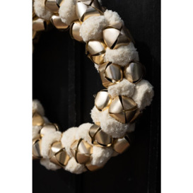 Double-sided Ivory Bell Christmas Wreath - thumbnail 3