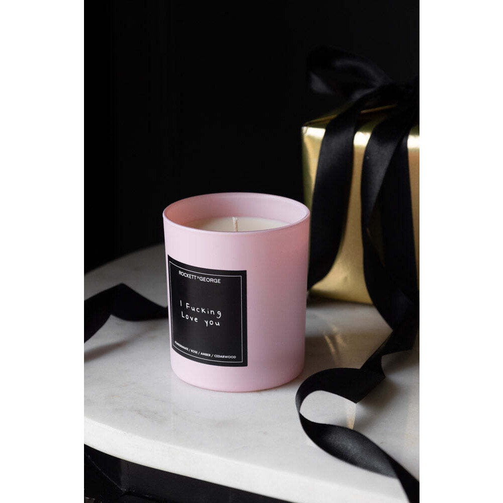Rockett St George Pink I Fucking Love You Scented Candle - image 1