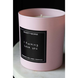 Rockett St George Pink I Fucking Love You Scented Candle - thumbnail 2