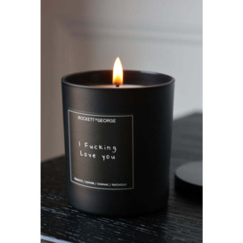 Rockett St George I Fucking Love You Leather & Tobacco Candle