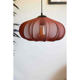 Terracotta Mesh Pendant Light