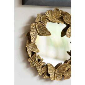 Gold Butterfly Mirror - thumbnail 2