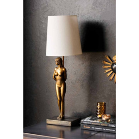 Brass Lady Table Lamp