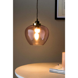 Easyfit Pink Glass Ceiling Light Shade - thumbnail 2