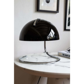 Retro Black Glass Table Lamp