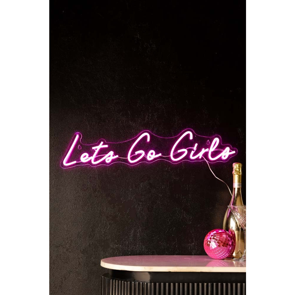 Let's Go Girls Neon Wall Light - image 1