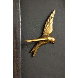 Set Of 3 Gold Metal Birds Wall Ornament - thumbnail 2