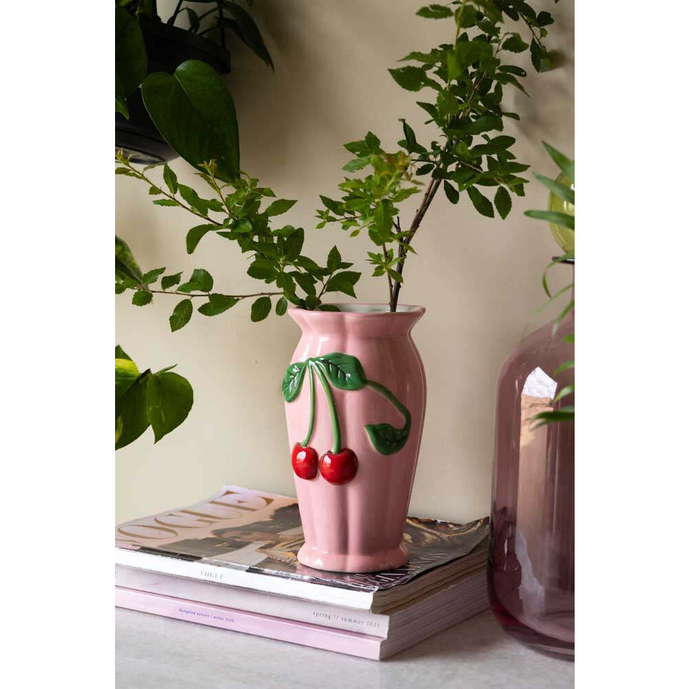 Pink Cherry Vase - image 1