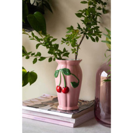 Pink Cherry Vase - thumbnail 1