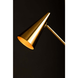 Contemporary Brass Floor Lamp - thumbnail 2