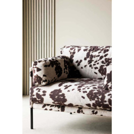 Cowhide Patterned Armchair - thumbnail 2