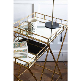 Gold Bamboo Design Nest Of Tables - thumbnail 2