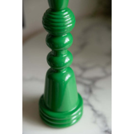 Emerald Green Candlestick Holder - thumbnail 3