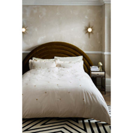 White Falling Star Duvet Cover and Pillow Case Set - Four Sizes Available - - thumbnail 3
