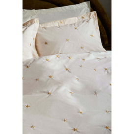 White Falling Star Duvet Cover and Pillow Case Set - Four Sizes Available - - thumbnail 2
