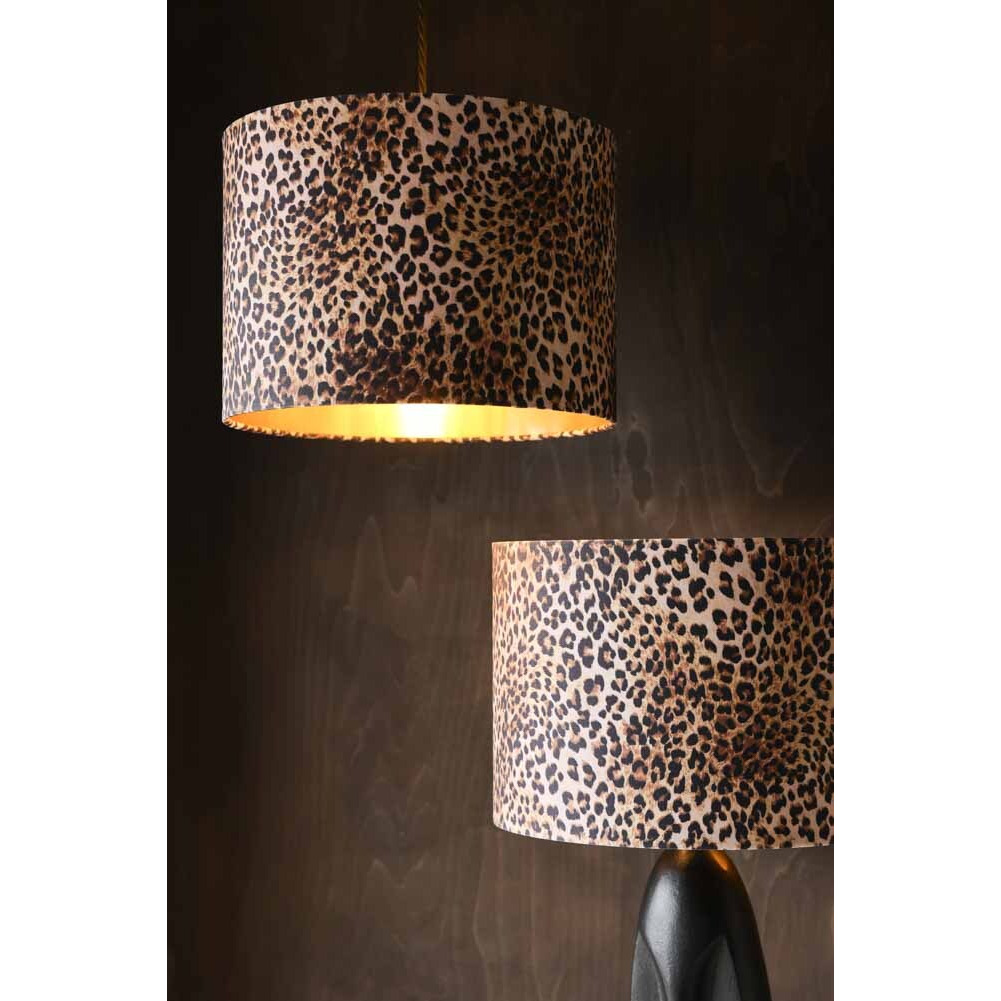 Leopard Love Drum Lamp Shade - image 1