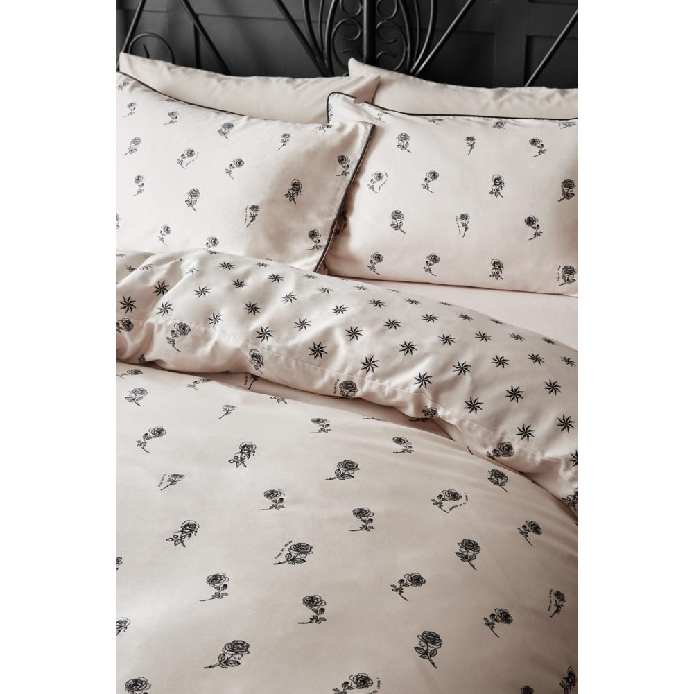 Rock & Rose Reversible Duvet Cover and Pillow Case Set - Four Sizes Available - - image 1