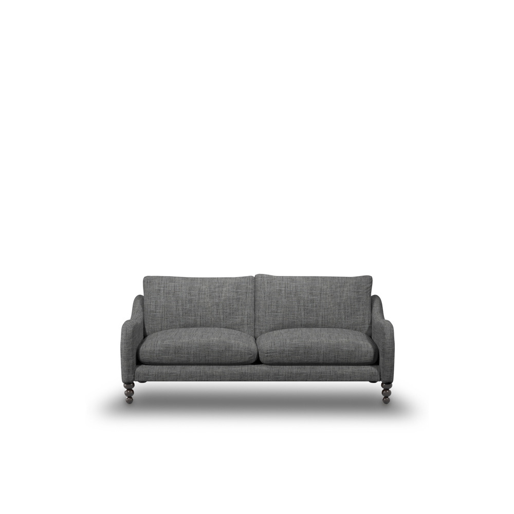 Beautiful Extra-Large 4-Seater Sofa In Shale Boucle Fabric - image 1