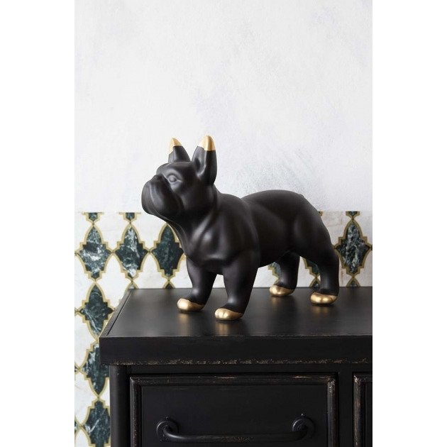 Black Ceramic French Bulldog Ornament by Young & Battaglia - image 1