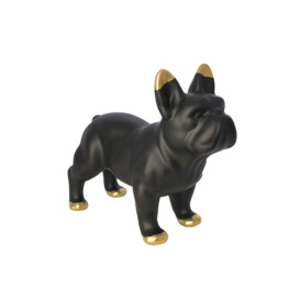 Black Ceramic French Bulldog Ornament by Young & Battaglia - thumbnail 2