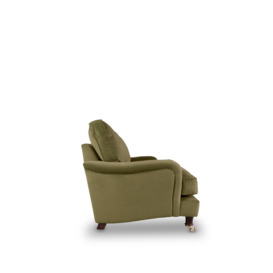 Perfect Large 4-Seater Sofa In Moss Green Velvet - thumbnail 2