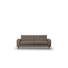 Suave Large 3-Seater Sofa In Mustard Boucle Fabric - thumbnail 1