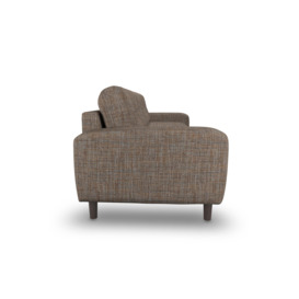 Suave Large 3-Seater Sofa In Mustard Boucle Fabric - thumbnail 2