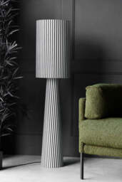 Black & White Stripe Floor Lamp - thumbnail 5