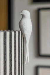 White Swallow Bird Ornament - thumbnail 4