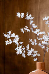 Pretty Faux Flower Spray in White - thumbnail 3