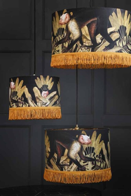 Mind The Gap Monkey Pendant Ceiling Light - 3 Sizes Available - image 1