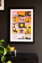 Sunset Wild West Print - Framed Or Unframed Available - thumbnail 3