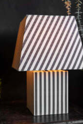 Monochrome Stripe Table Lamp - thumbnail 5