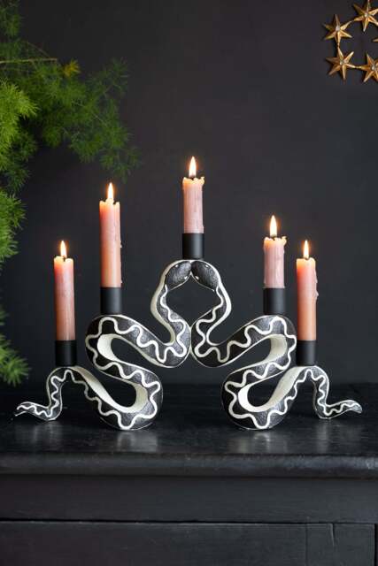 Gemini Snake Candelabra - image 1